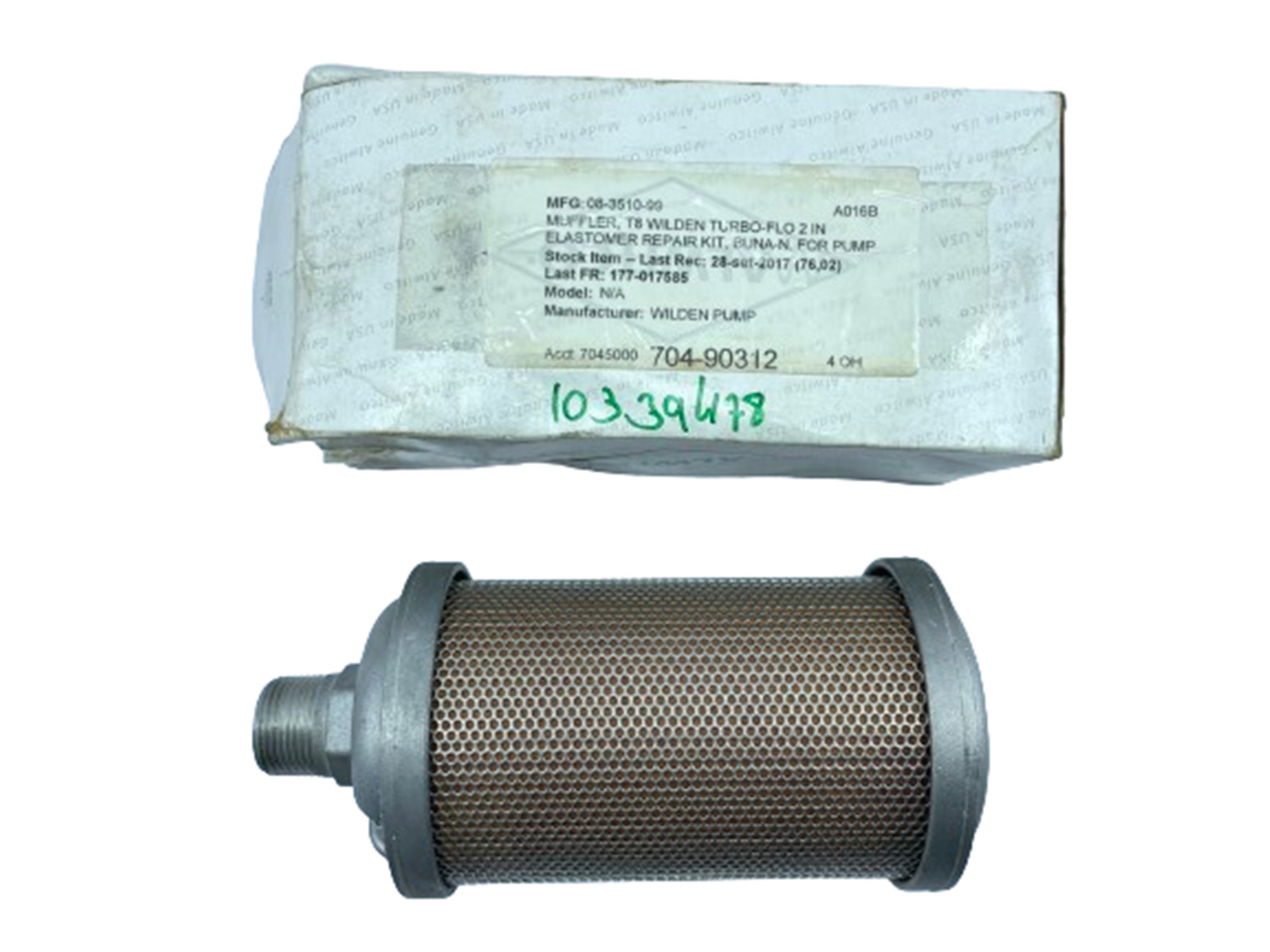 Allied Witan Co.Atomuffler Modèle 07 Pneumatique Pot 44AW56 07 Pour Wilden Pump