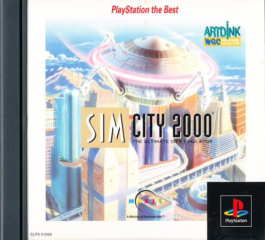 Sim City 2000 Sur Sony PlayStation 1 – Version Japonaise NTSC-J – Complet