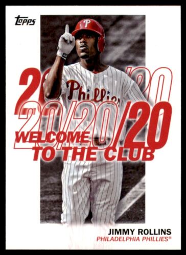 2023 Topps Welcome to the Club #WC-3 Jimmy Rollins Filis de Filadelfia - Imagen 1 de 2