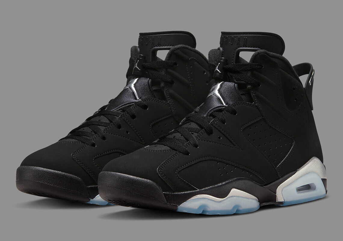 Air Jordan 6 Retro Chrome Black Silver AJ6 AJVI DX2836 001 Air Jordan 6 Retro Chrome Black Silver AJ6 AJVI DX2836 001