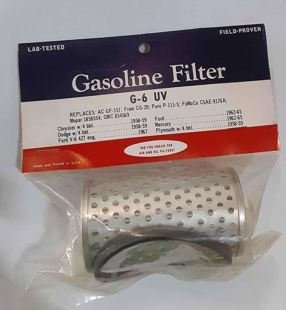 Fuel Filter fits Sunbeam Alpine Arrow 1967-1970 1.7, Tiger 1964-1967 260 289