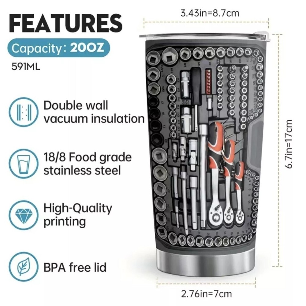 Insulated tumbler with leak-proof lid and reusable straw