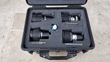 Hitachi Projector Lens Lot Type 2, Lens Type 4, Lens Type 5 Pelican 1520 Case