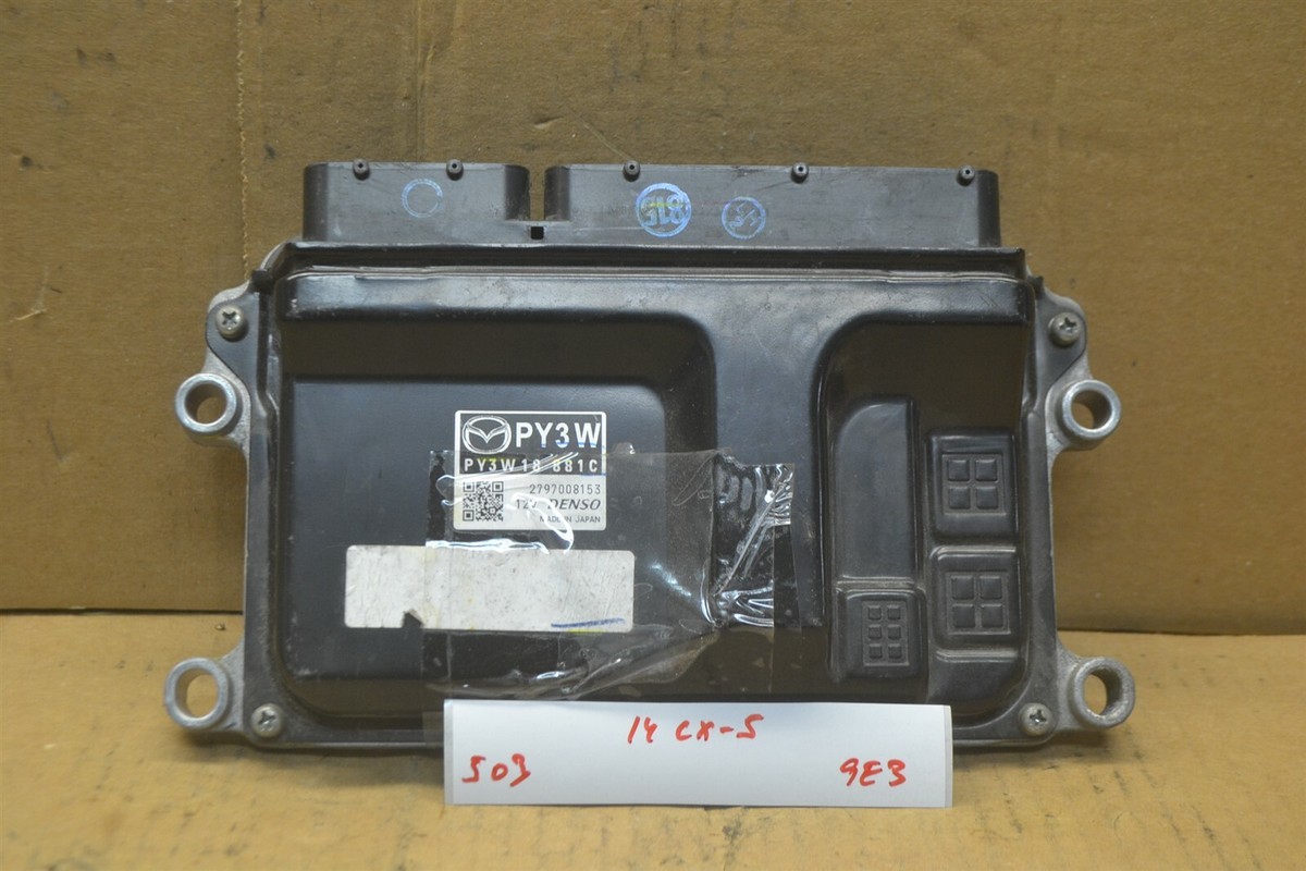 2014 Mazda CX-5 Engine Control Unit ECU PY3W18881C Module 503-9E3