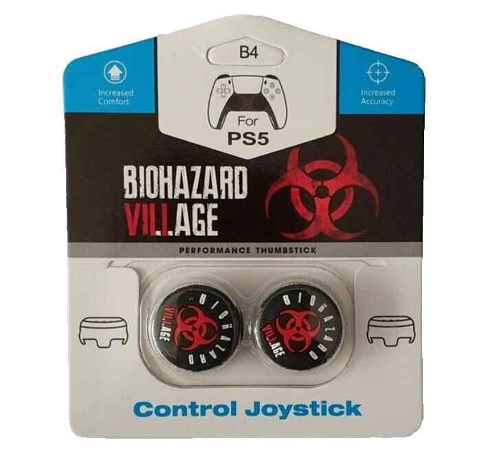 PS5 Thumb Grips High Rise Performance Joystick Caps Biohazard V