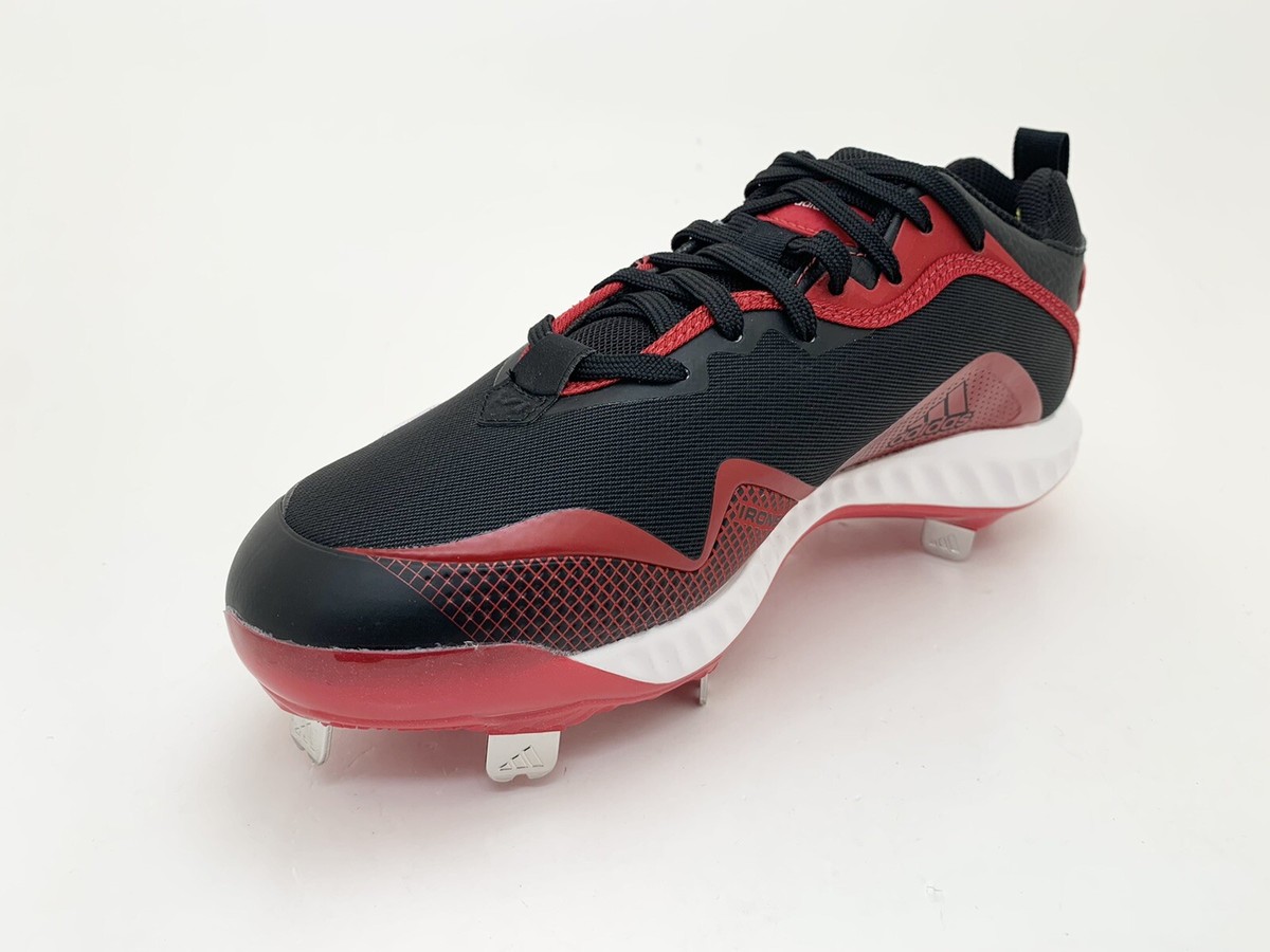 Adidas Icon 6 Bounce Baseball Metal Cleats Red Black White  display picture 1