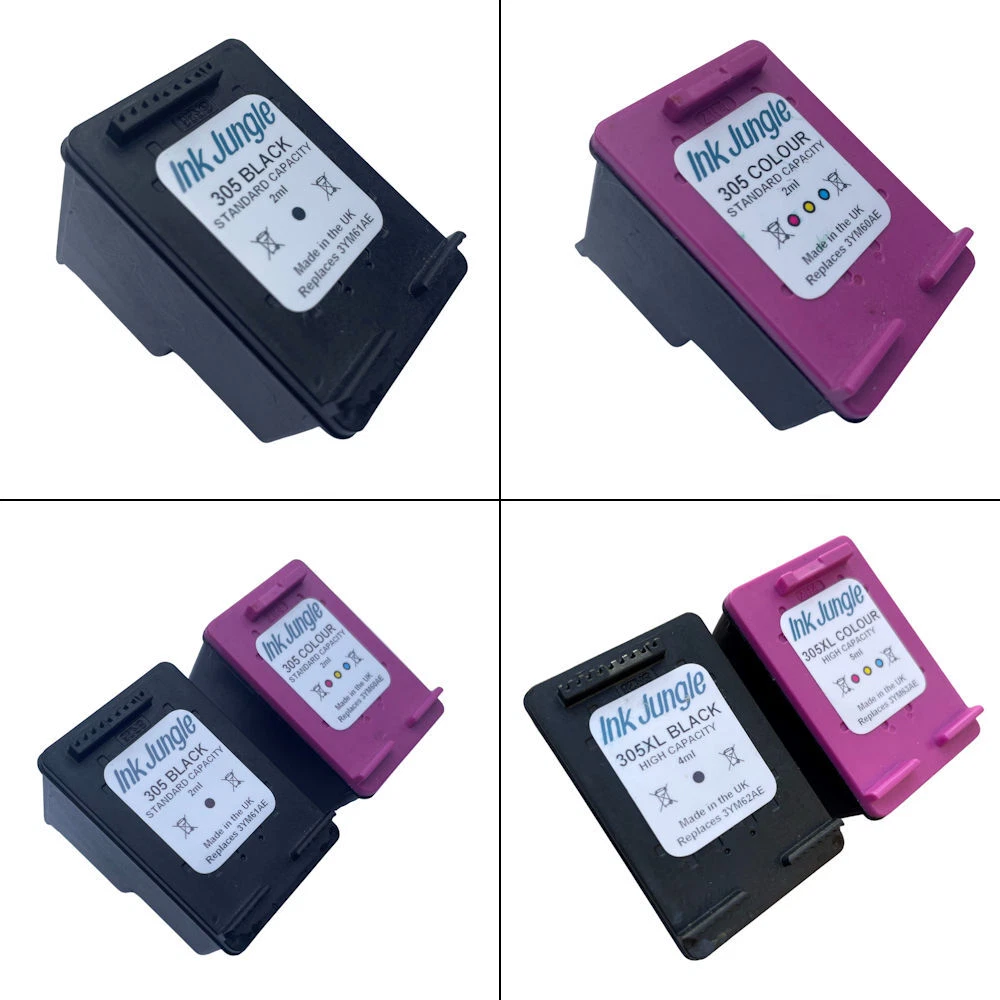 305 / 305XL / Black / Colour Ink Cartridges For HP ENVY 6020e Printer