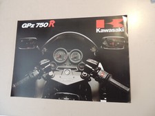  Brochure depliant Kawasaki GPZ 750 R Foletto Opuscolo パンフレッ�ト Panfuretto