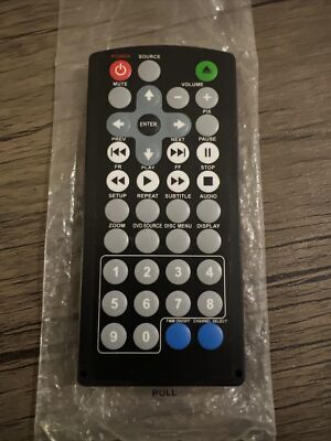 Audiovox VOD850 Overhead LCD Dvd Player Remote Control Rare Tested Brand New Oem