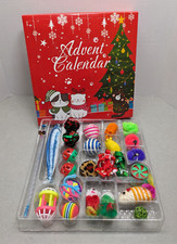 Holiday Advent Calendar Cat Toy Gift Set 24-piece kitten toys Christmas Catmas