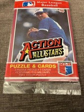 1984 Donruss Action All-Stars Unopened Pack. Dave Stieb & Fernando Valenzuela