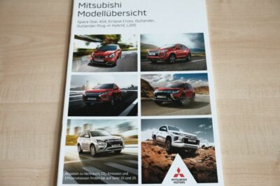 236443) Mitsubishi Space Star ASX Eclipse Cross Outlander Prospekt 12/2019