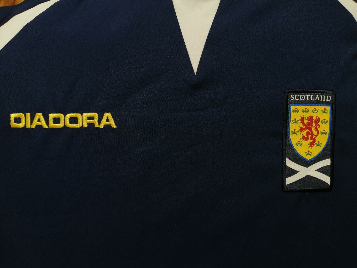 Maillot De Foot Vintage Écosse 2003-2005 - Domicile - Diadora Taille S - Excellent état