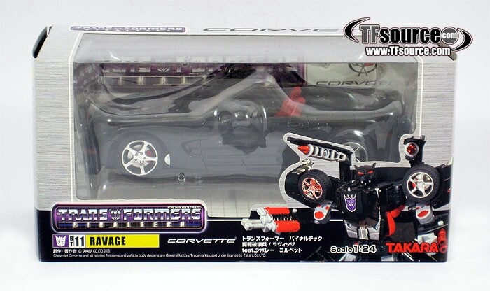 Takaratomy Transformers Binaltech BT-11 Ravage - Chevrolet Corvette Z06 (neuf)