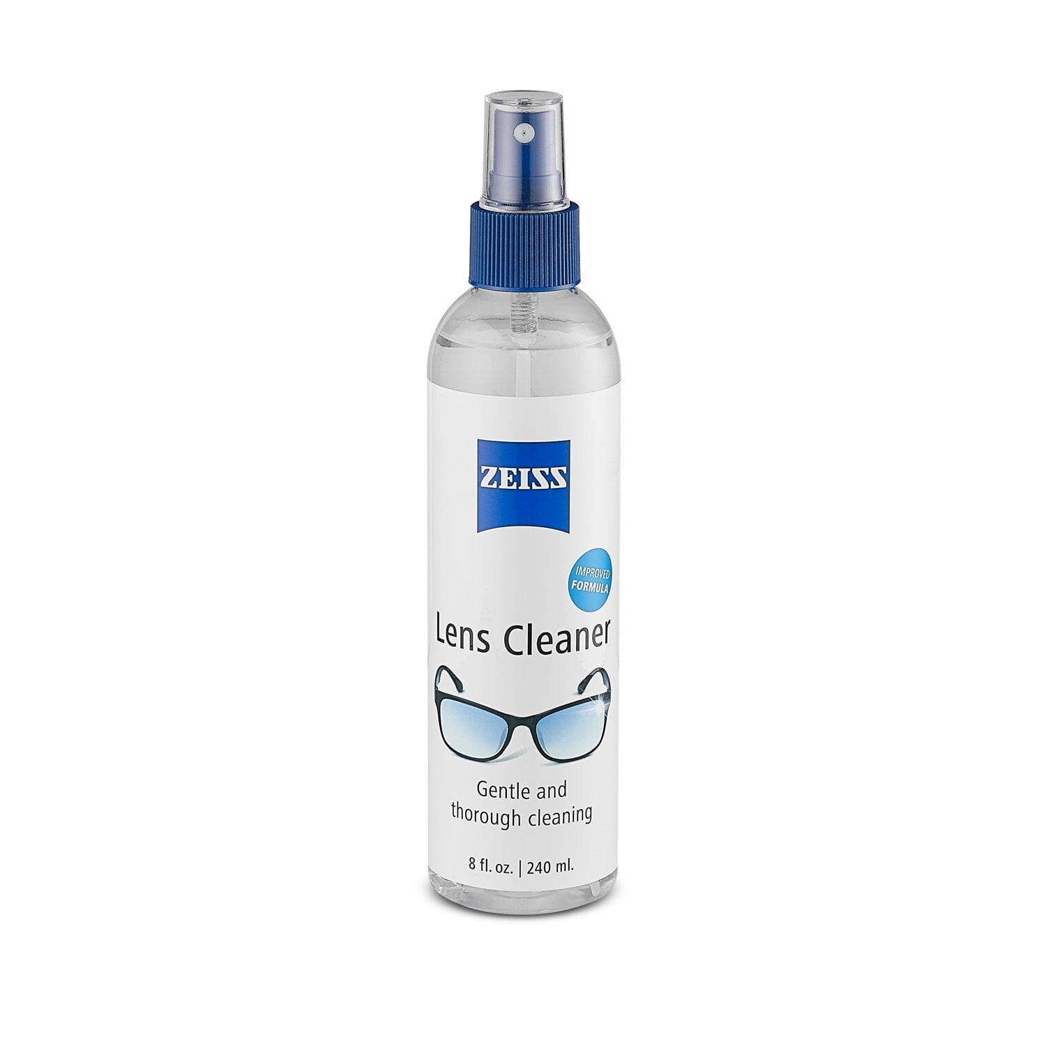 ZEISS Gentle and Thorough Cleaning Lens Cleaner Spray for Eyeglass, 8