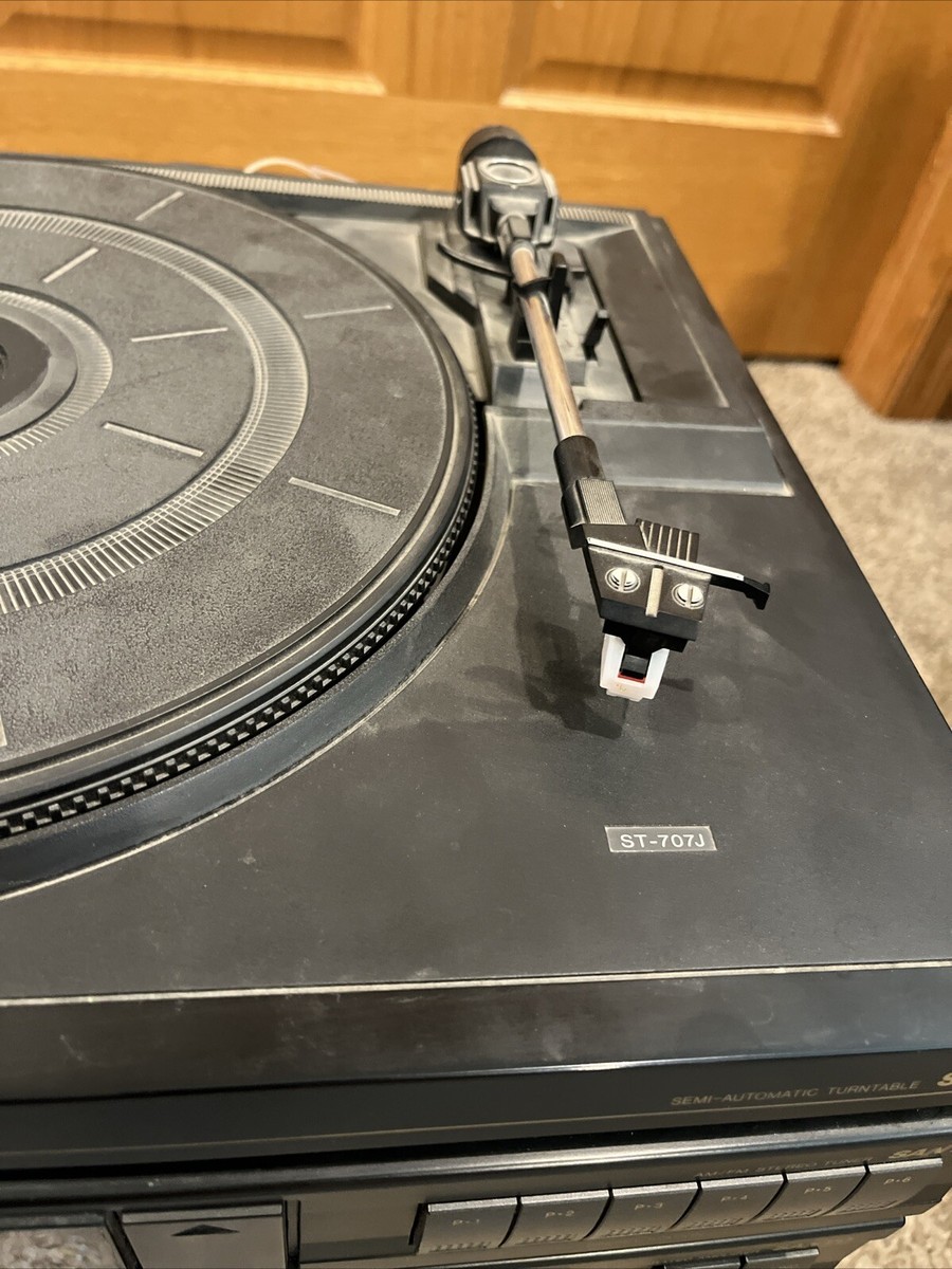 Vintage Sanyo DXT-600 Turntable Record Dual Cassette Radio | eBay