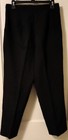 BFA CLASSICS BLACK PLEATED POLYESTER CAREER Pants 10 PETITE ADJUSTABLE WAIST SEE — photo 5