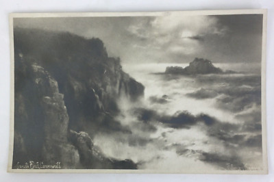 POSTCARD RPPC CHARLES WORCESTER CHIC SERIES lands end Cornwall c1900