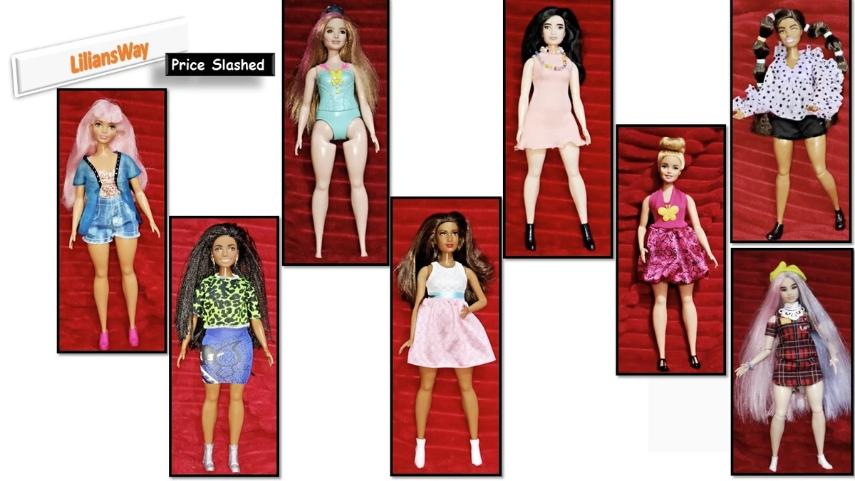 Mattel curvy on sale barbie