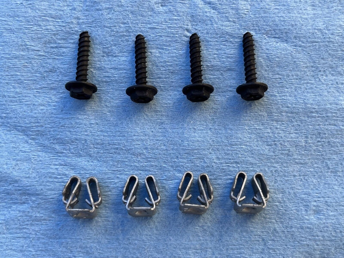 Genuine Mopar Tapping Hex Head Screw 6101946 & Snap In Nut 6034833  