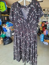 Torrid Dress Black Wrap Style Size 1