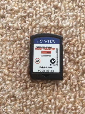 Need for Speed Most Wanted für PS Vita, nur Modul, voll funktionsfähig