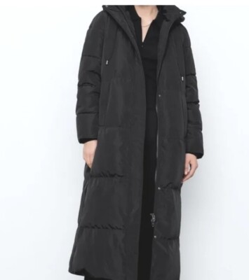 Puffer Coat Abrigo Acolchado Reversible Water Repellent Zara