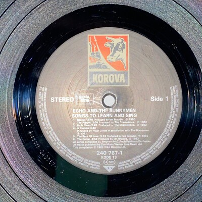 欧2discs LP Echo &amp; The Bunnymen Songs To Learn &amp; Sing 2407671 KOROVA /00260 Echo & The Bunnymen - Songs to Learn & Sing - Amazon.com Music