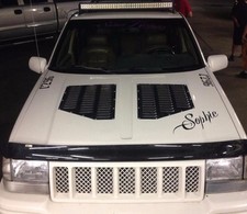 Kit de paneles de enfriamiento atornillables para capó Jeep ZJ y WJ Grand Cherokee persianas RodLouvers