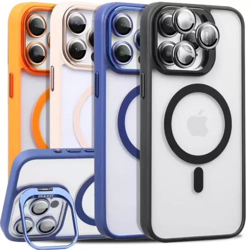 Shockproof Case For iPhone 16 15 14 Plus 13 Pro Max Camera Stand Mag Safe Cover - Picture 1 of 31
