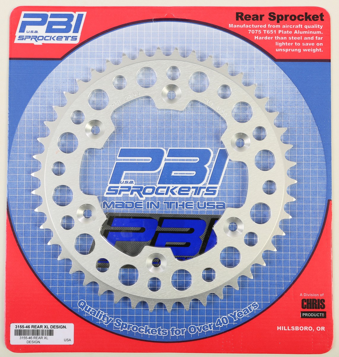 PBI 3155-46-3 Aluminum Rear Sprocket 46T | eBay