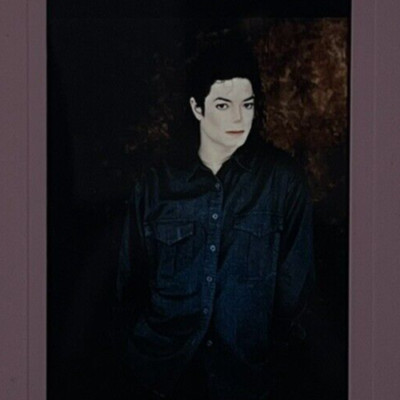 Michael Jackson Foto Transparenz Original 35Mm Positiver Dia Circa 1990er