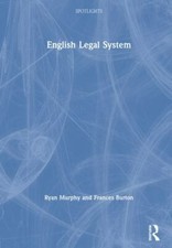 English Legal System, Hardcover by Murphy, Ryan; Burton, Frances, Brand New, ...