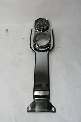 FXRS tank chrome console + chrome gaugemount NO speedo Harley FXR FXRT EPS22393