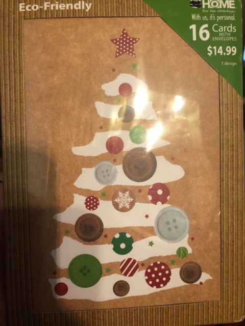 Eco Friendly Boxed Christmas Cards Fsc Material Set Of 16 Variety To Ch For Sale Online Ebay