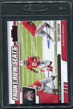 2021 Panini Contenders Draft Front Row Seats Red Foil Trey Sermon #32 