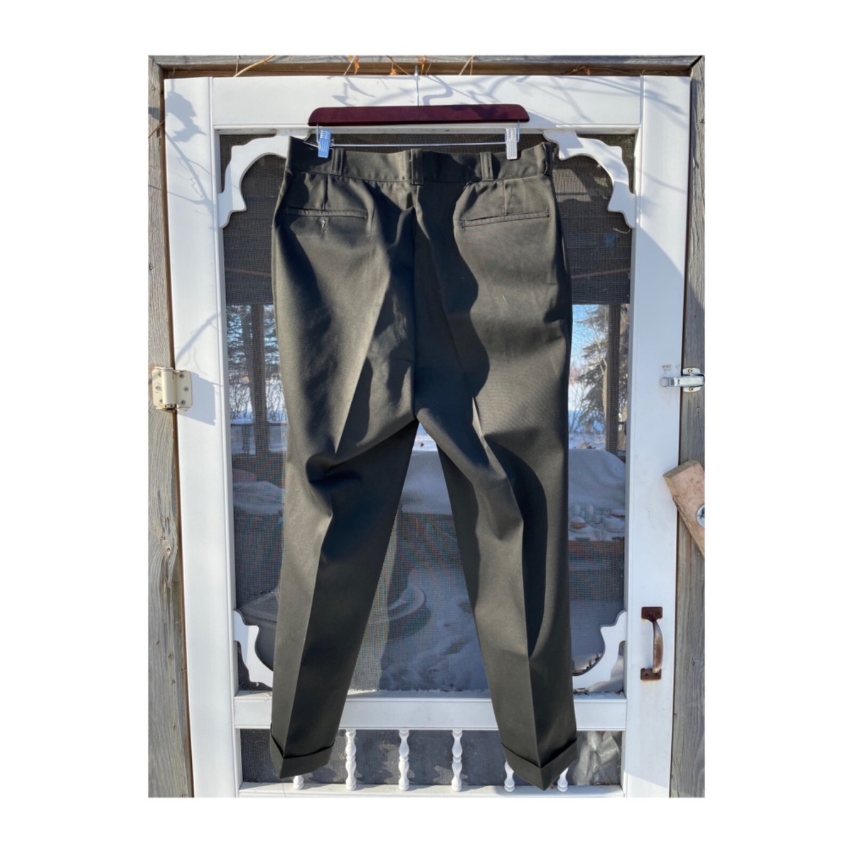 Vtg | 60's JCPenney BIG MAC Olive Green Work Pants Trousers