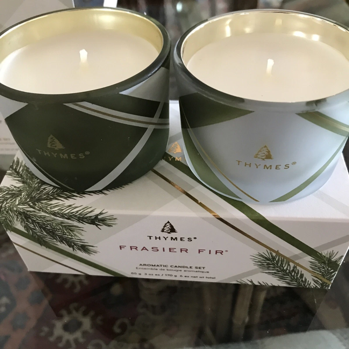 Thymes Frasier Fir Three-Wick Candle