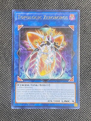 yugioh topologic cards DBCB-AE027 Zeroboros (P-N) – TCG Corner Mint / near mint condition trading card Topologic Blaster Dragon - Burst