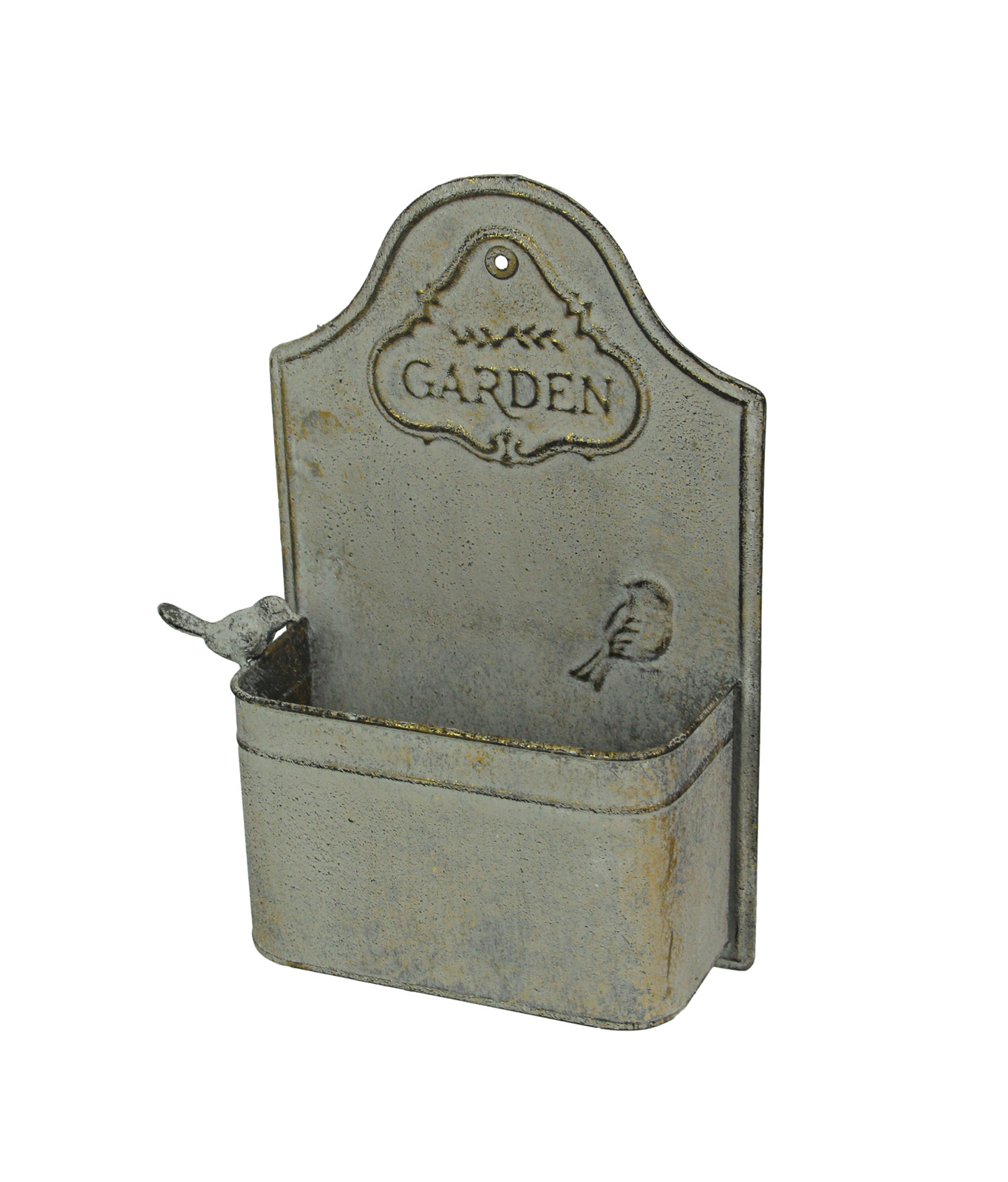 Weathered Finish Garden Birds Indoor Outdoor Wall Planter Farmhouse Decor