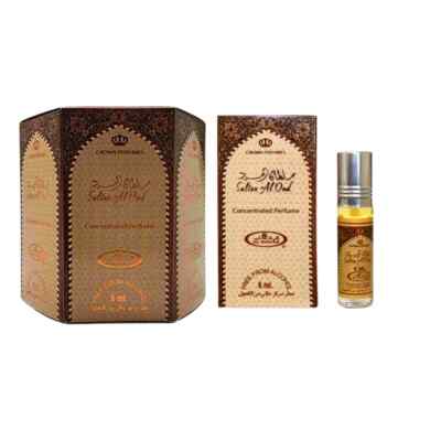 Sultan Al Oud-6 ml (.2oz) Roll-on Perfume Oil by Al-Rehab (Box of 6)