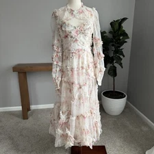 Needle & Thread Trailing Blooms Ruffle Ballerina Dress