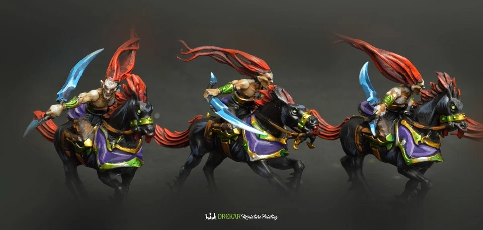 Doomfire Warlocks Daughters Khaine - age of sigmar ** COMMISSION ** Gemälde - Bild 3 von 4