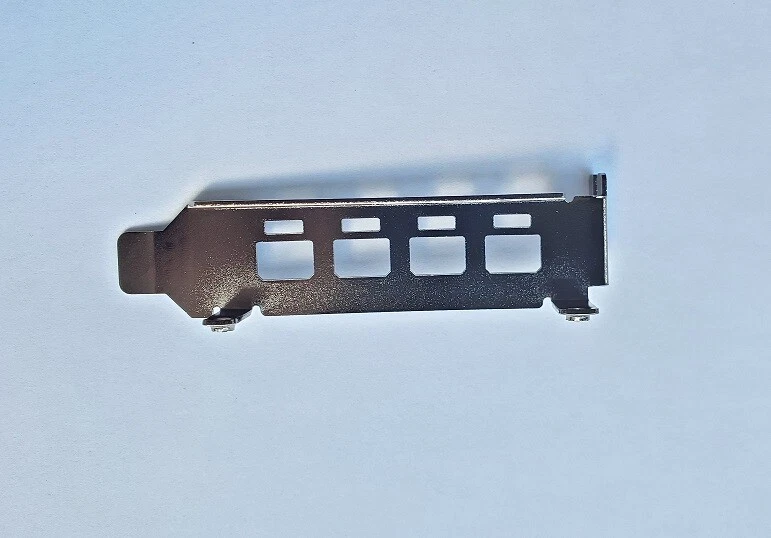 Low Profile bracket for FirePro / ATI / AMD Radeon W4100,2460 video card - Image 2 of 2