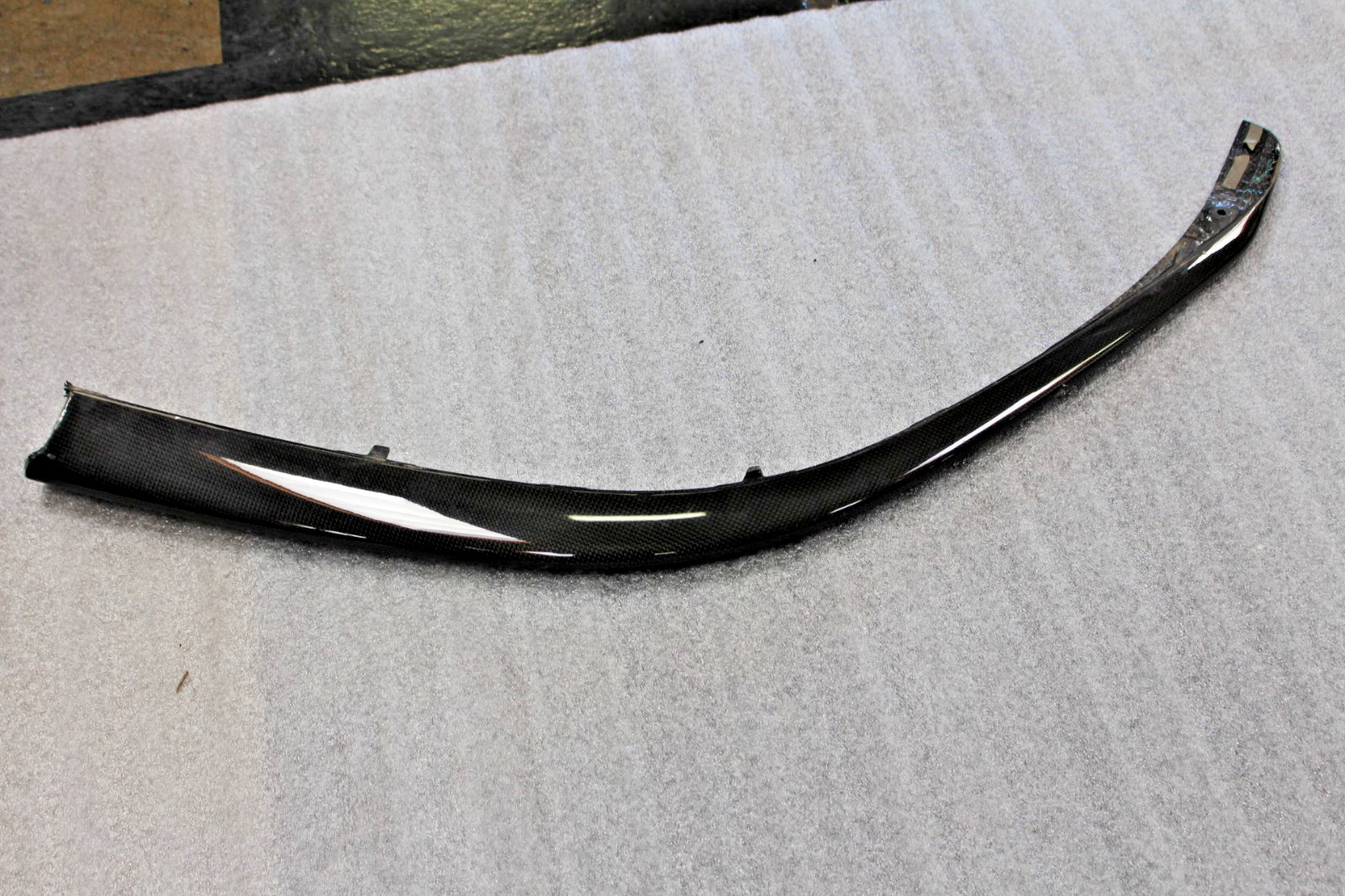 Ferrari 296 GTB, RH, Carbon Fiber, Front Bumper Splitter, Dmg, Used, P/N 778128