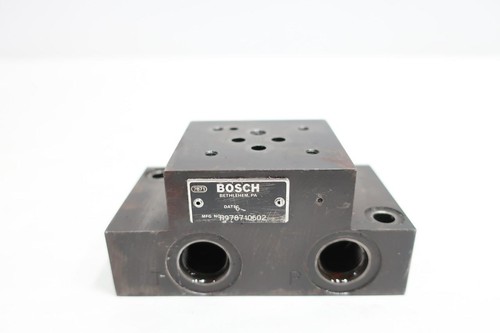 Bosch R978710602 Hydraulic Valve Manifold