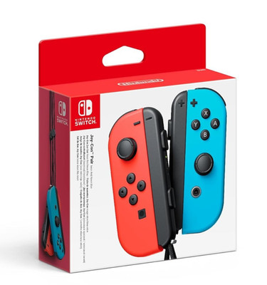 Nintendo Switch Joy-Con Pair 2er-Set Neon Red/Neon Blue Blau/Rot in OVP