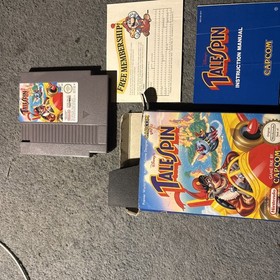 Disney TaleSpin Capcom Original Box Art Insert, English - Nintendo NES