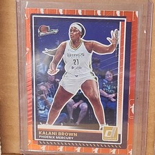 Kalani Brown 2025 Donruss WBA Logo Border Card Phoenix Mercury