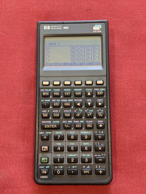 HP 48G Graphing Scientific Calculator 32K RAM Bezel Power